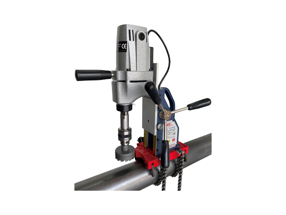圓管用鏈條式鑽孔機